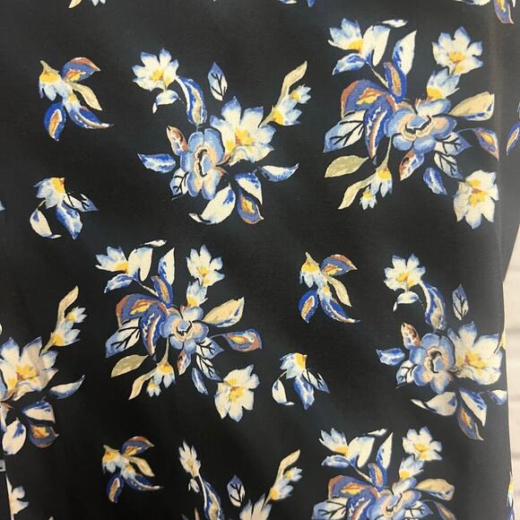 White House Black Market Floral Tank Blouse Women Size Small - Picture 5 of 7